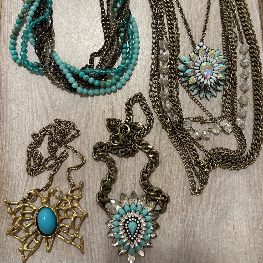 Turquoise Necklace Bundle